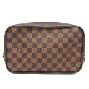 LOUIS VUITTON Authentic Brown Damier Pouch